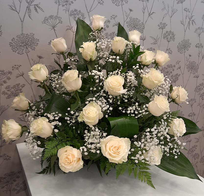 Centro de flores Elegancia y Delicadeza